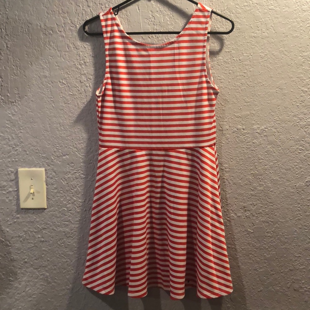 H&M striped skater dress